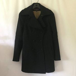 Martin Grant Paris Black Peacoat